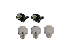 HEOSafe Set Ducato + 3x Door Frame Lock Grijs