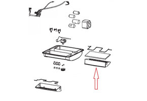 Dometic B1500/B1900 luchtafvoerrrooster