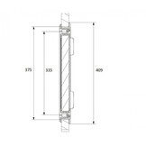 Dometic Serviceluik SK4 37.5x30.5cm Wit