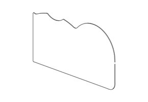 Thetford Glasplaat SRS353