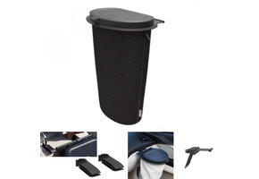 Flextrash Afvalbak Auto L 9L Boldly Black Set