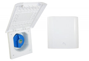 Waterinbouwdoos Vierkant Wit Element Line