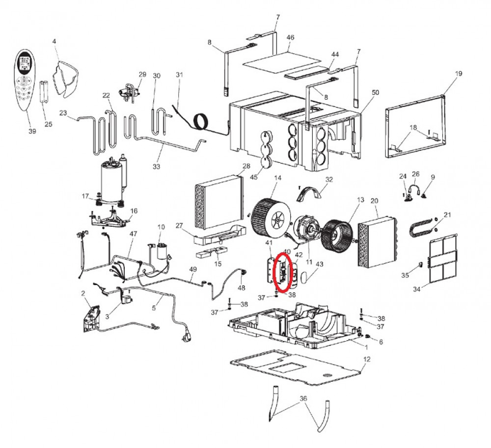 Dometic Ontvanger HB2500 Dometic Ontvanger HB2500