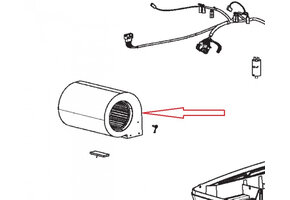 Dometic B1500/B1600 ventilatorwiel