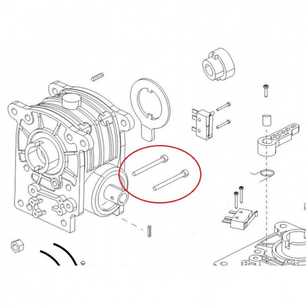 Teleco Zesh.schr. M5x60 nr. 7503, set a 2 Teleco Zesh.schr. M5x60 nr. 7503, set a 2