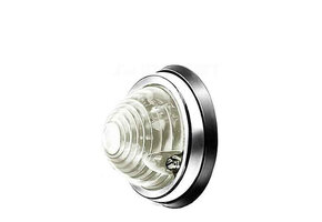 Hella Breedtelicht Rond Opbouw Wit Onderplaat Zwart