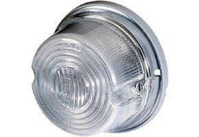 Hella Breedtelicht Rond Opbouw Wit Onderplaat Zilver