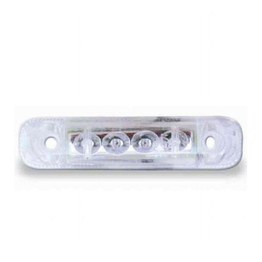 Jokon Markering LED S24-2 Rechthoekig Opbouw Wit met Rode LEDs Jokon Markering LED S24-2 Rechthoekig Opbouw Wit met Rode LEDs