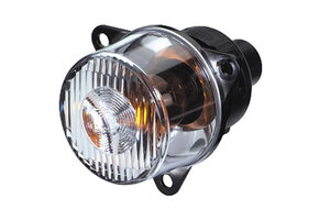 Hella Knipperlicht met Oranje Gloeilamp 12V Rond Wit