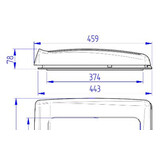 Thule Vent 12V Translucent 40x40cm Thule Vent 12V Translucent 40x40cm