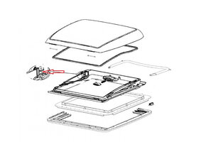 Dometic Mini Heki Vergrendeling ventilatie