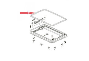 Dometic Midi Heki Afdichtrubber 2,3 mtr