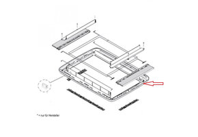 Dometic Midi Heki Onderkader