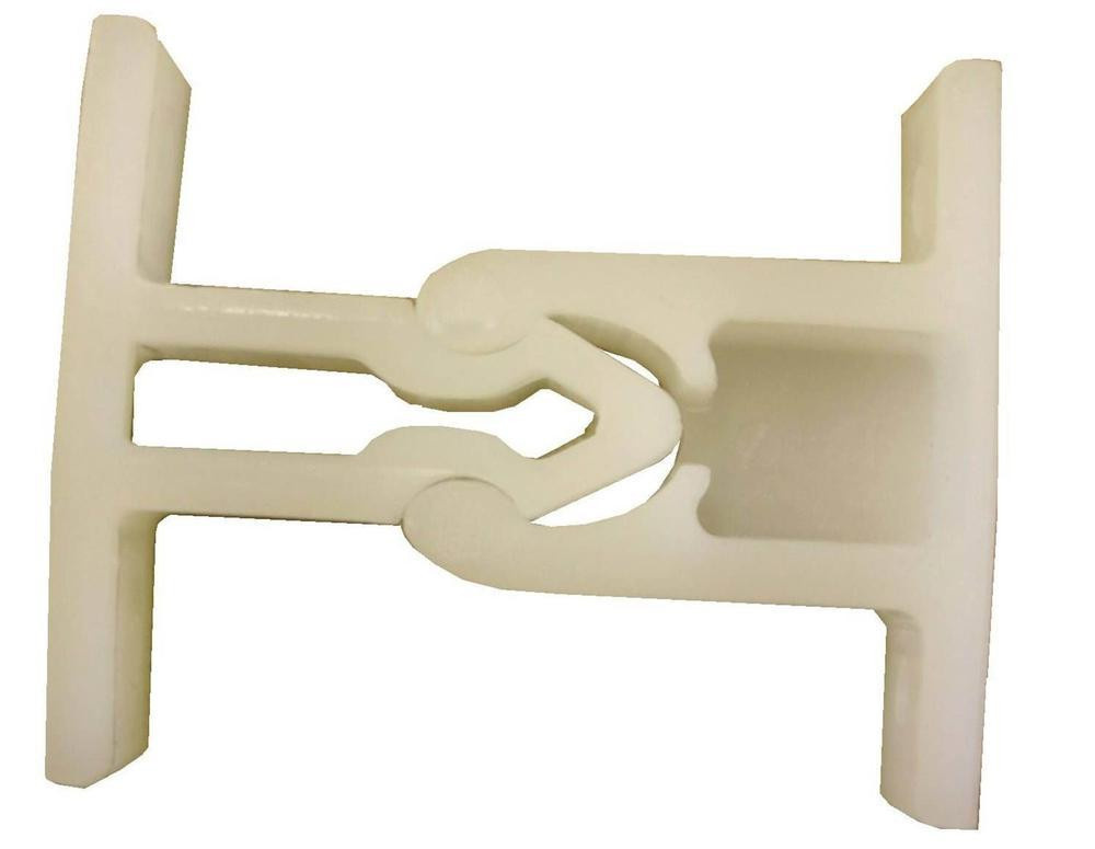 Deurvanger Nylon 2-delig Wit Deurvanger Nylon 2-delig Wit