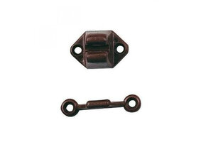 Deurvanger 2-delig Bruin