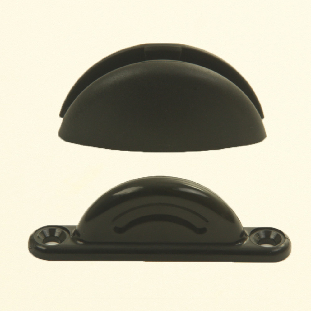 Deurvanger Plopp 2-delig Zwart Deurvanger Plopp 2-delig Zwart