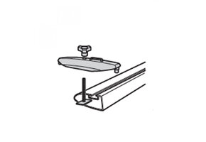 T-track adapter t.b.v. Pacific serie.