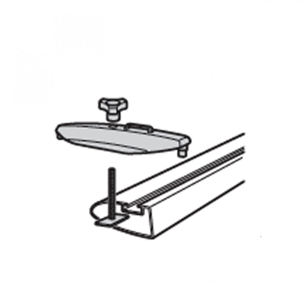 T-track adapter t.b.v. Pacific serie. T-track adapter t.b.v. Pacific serie.