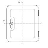 Dometic Serviceluik SK5 65x35cm Wit