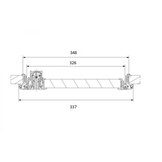 Dometic Serviceluik SK5 65x35cm Wit