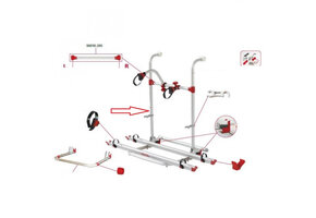 Fiamma Tussen stang v. bikeholders CB Pro 98656-279