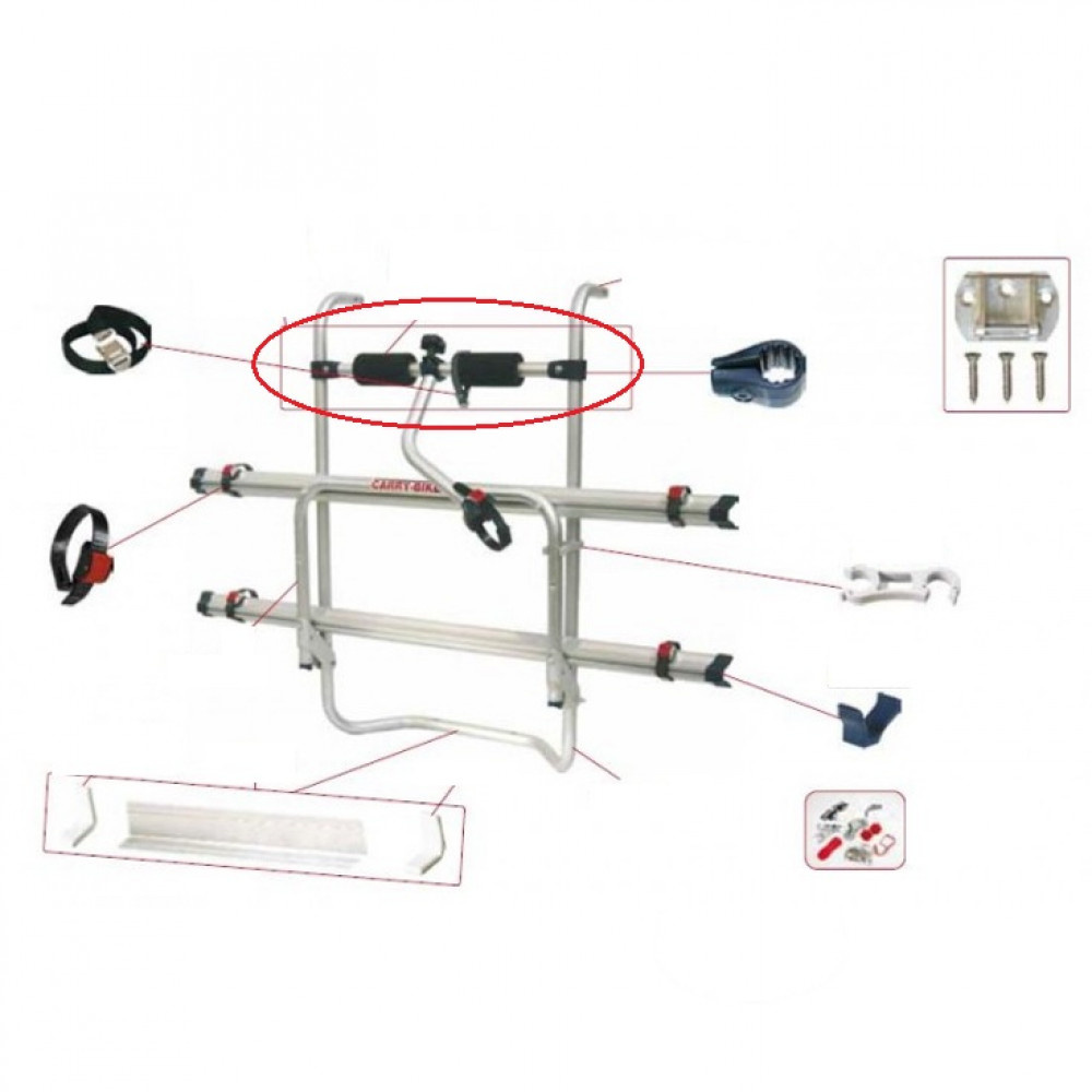 Fiamma Tussen buis v bikeholder CB Caravan Hobby