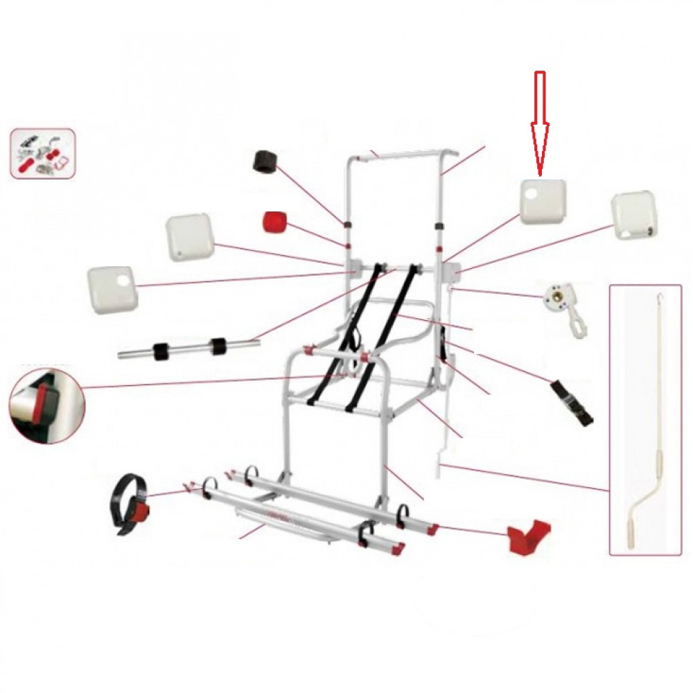 Fiamma Right inside cover Lift 77 98656-162 Fiamma Right inside cover Lift 77 98656-162