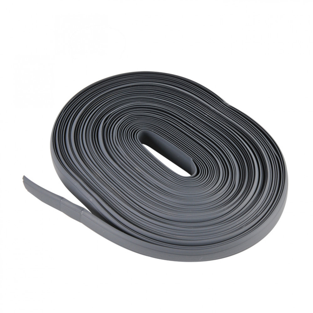 Inlegbies Donkergrijs 12mm 200m