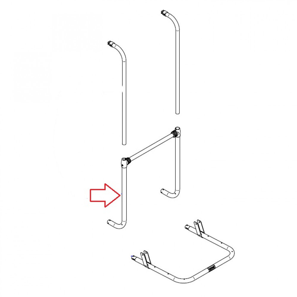 Thule Sport G2 LV Body + Crossbar + T-Pieces
