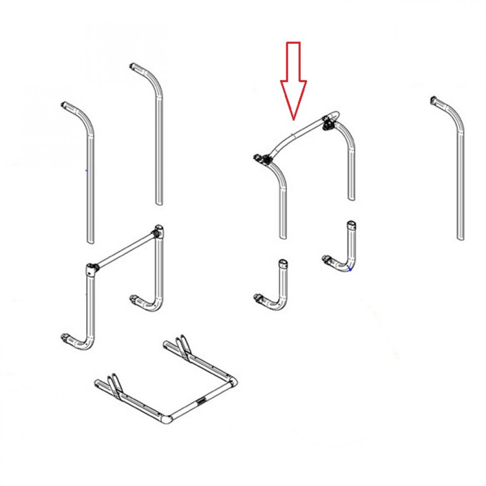 Thule Elite G2 SV arms + crossbar 1500602638