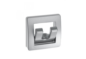 Kapstok 2-Haaks Inklapbaar Mat Chroom