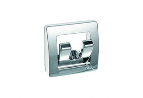 Kapstok 2-Haaks Inklapbaar Hoogglans Chroom