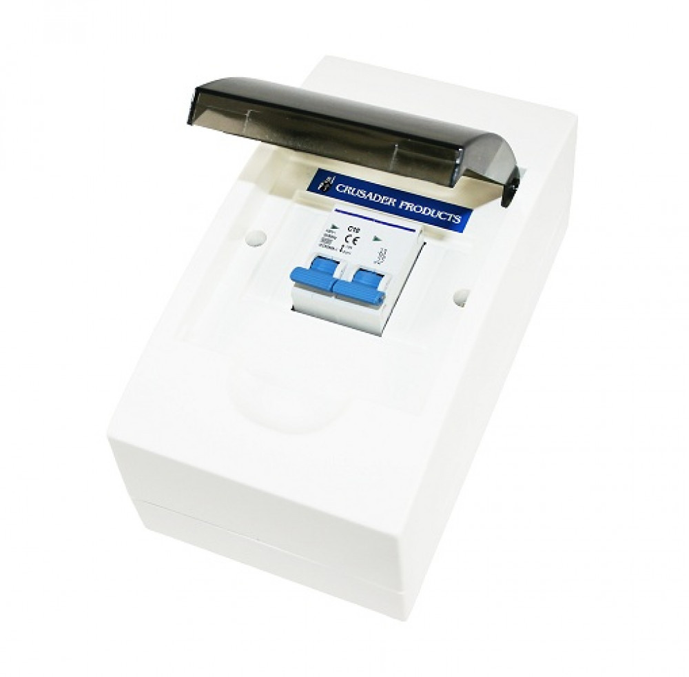 Zekeringkast 4-Modules Dubbelpolige Zekeringautomaat B10A