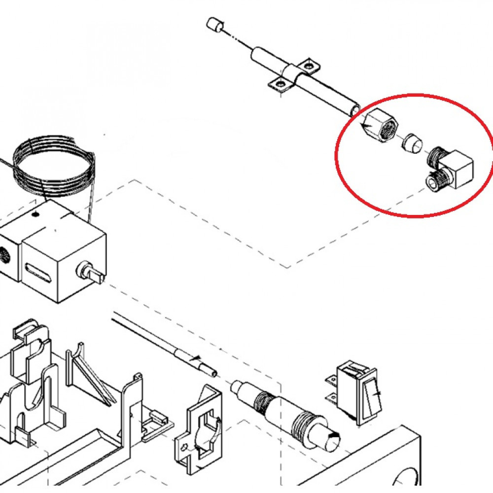 Dometic Gas connection compleet 2923846600