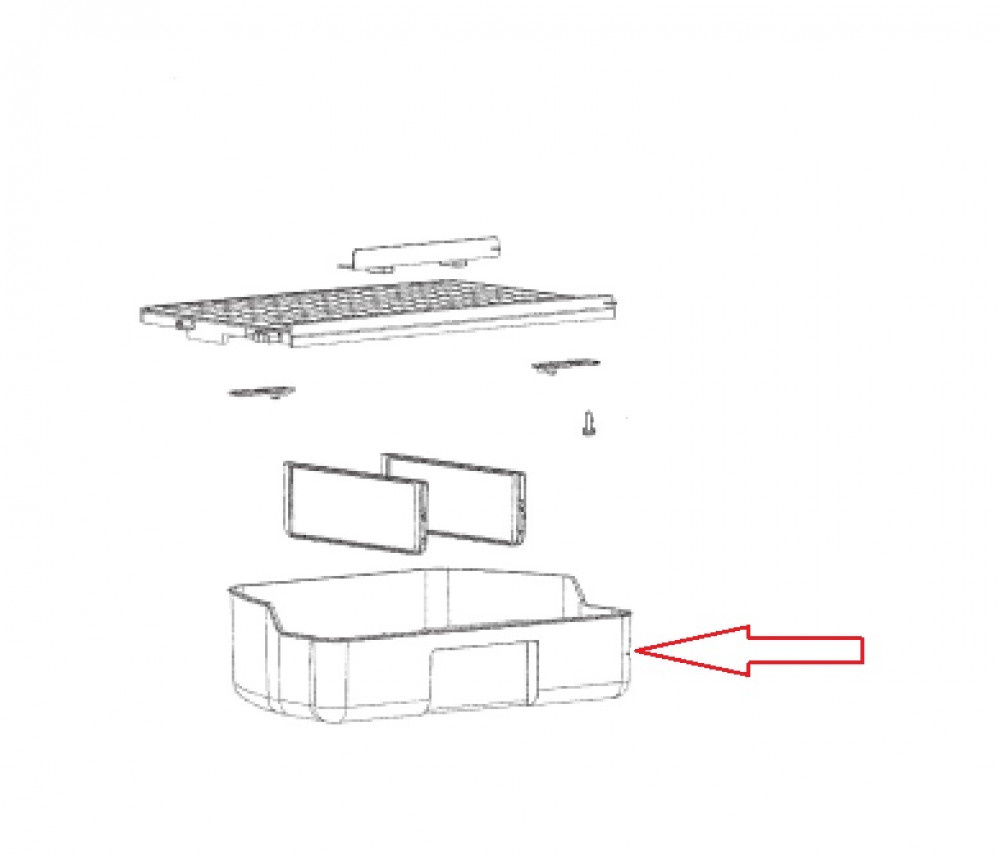 Dometic Vershouder blauw RM8000, 404x302x115mm - 2413392008