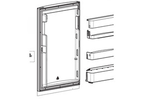 Dometic Koelkastdeur lichtgrijs RMS8550 2890264001
