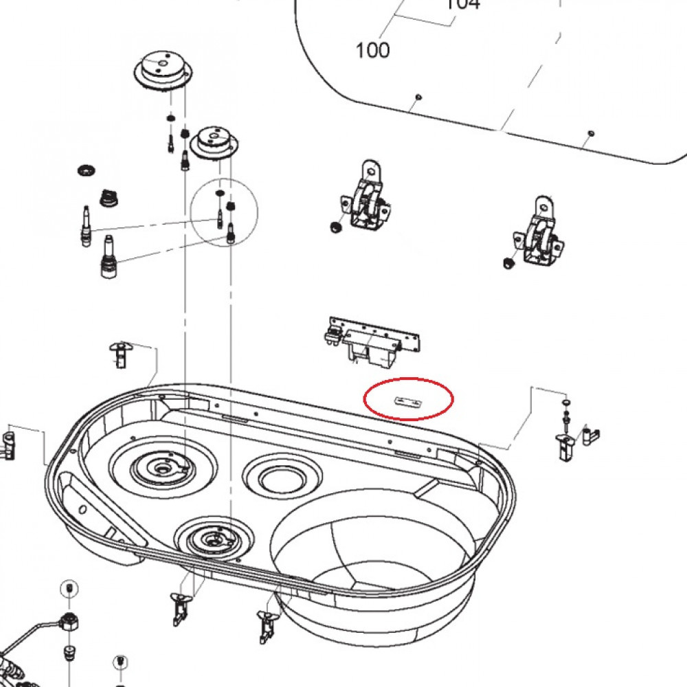 Dometic VA7000 Afdichter Scharnier Comfoort