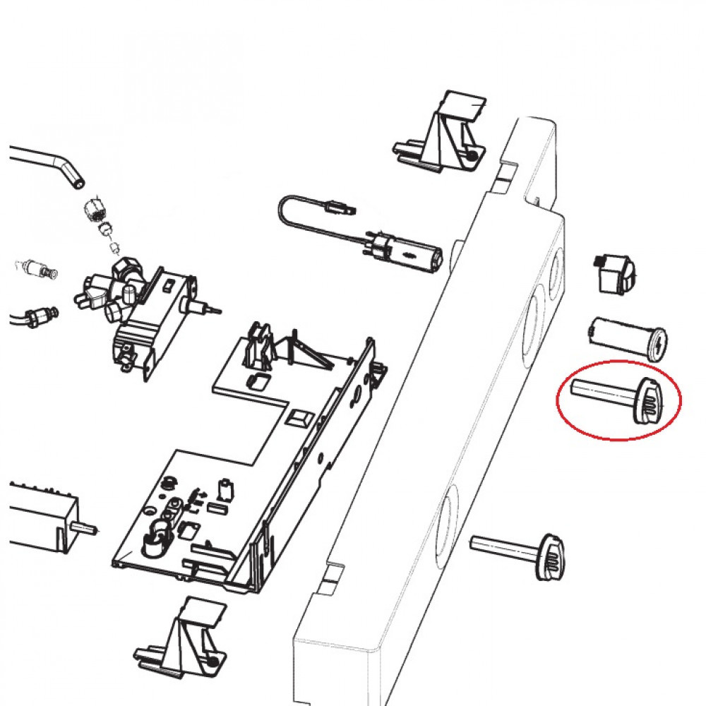 Dometic RMS8550 Draaiknop Thermostaat Zilver Grijs