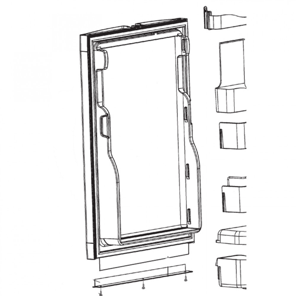 Dometic RM7360 Deur Zonder Deurvak