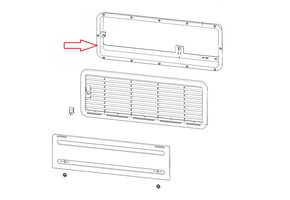 Dometic L200 Kader Bodem Wit