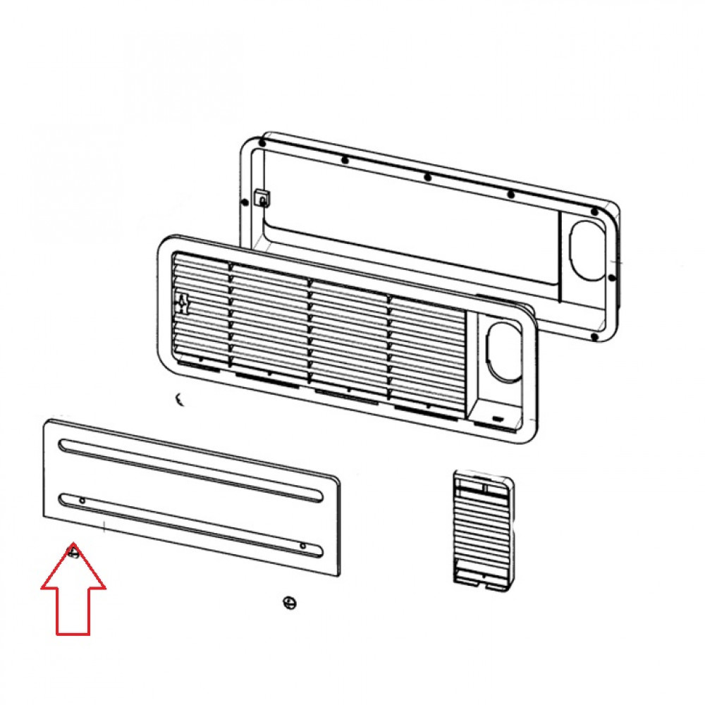 Dometic L200 Winterafdekkap Boven Grijs RAL7015 Dometic L200 Winterafdekkap Boven Grijs RAL7015