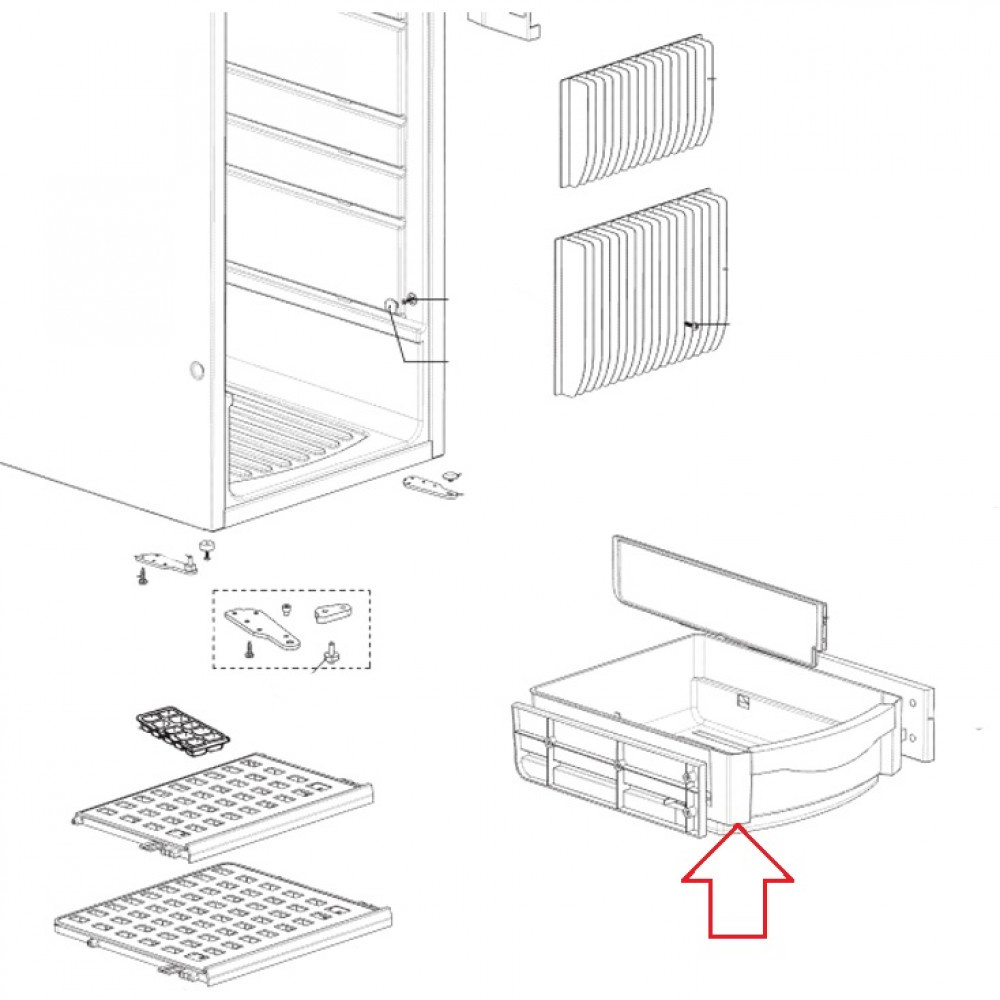 Dometic RML8330 Vershouder Blauw 313x401x122mm Dometic RML8330 Vershouder Blauw 313x401x122mm
