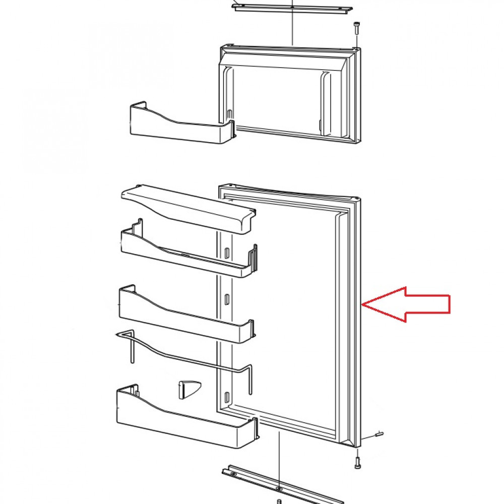 Dometic RM7501 Koelkastdeur