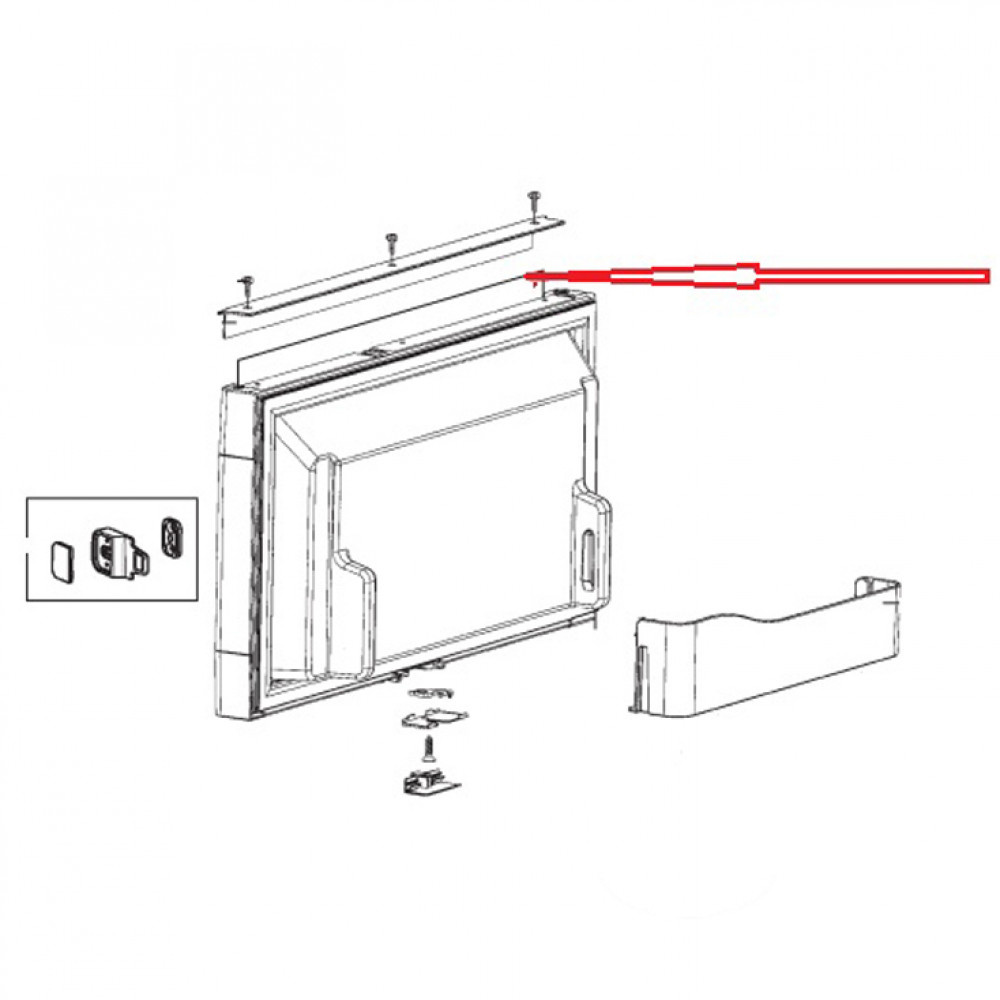 Dometic RM7851L Decoratieplaat Zilver 2,0x500x263 Dometic RM7851L Decoratieplaat Zilver 2,0x500x263