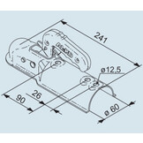 AL-KO Koppeling AK7 750kg Rond 60mm AL-KO Koppeling AK7 750kg Rond 60mm