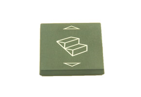 Presto Afdekplaat Wipschakelaar Enkel Opstap Ansor Switch S-20.000 Zwart