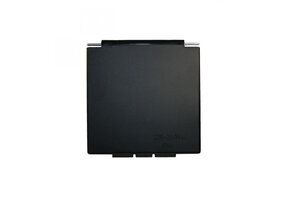 Deksel Inbouwstekkerdoos Vierkant Zwart