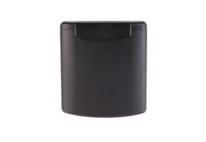 Deksel Inbouwstekkerdoos Design 2014 Zwart