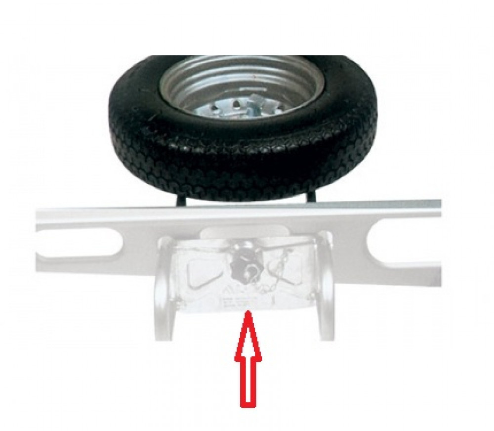 AL-KO Reservewielhouder EH1 Bevestingsplaat AL-KO Reservewielhouder EH1 Bevestingsplaat