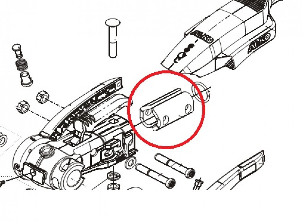 AL-KO Afstandsbeugel D45